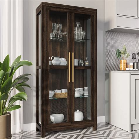 The 15 Best Curio Cabinets with Clear Glass Shelves 